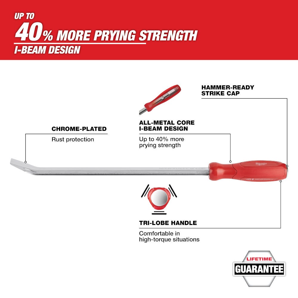 45-74-9212 Milwaukee 12" Pry Bar
