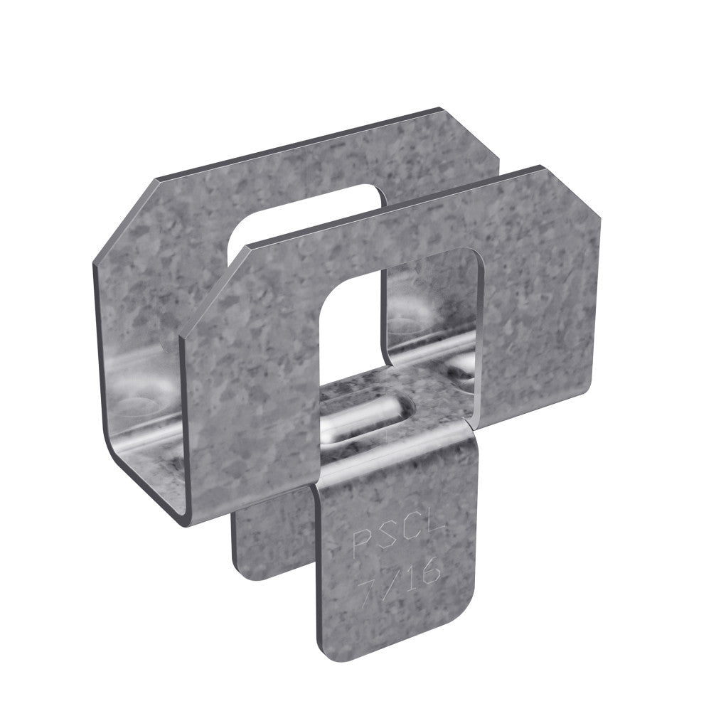 Simpson Strong-Tie PSCL 7/16-R250 PSCL 20-Gauge Panel Sheathing Clip for 7/16-in. Plywood, 250-Pack