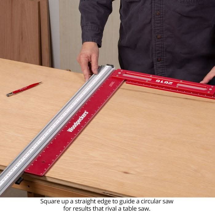 Woodpeckers PSQ26-24 Precision Woodworking Square, 26 in. w/ Rack-It