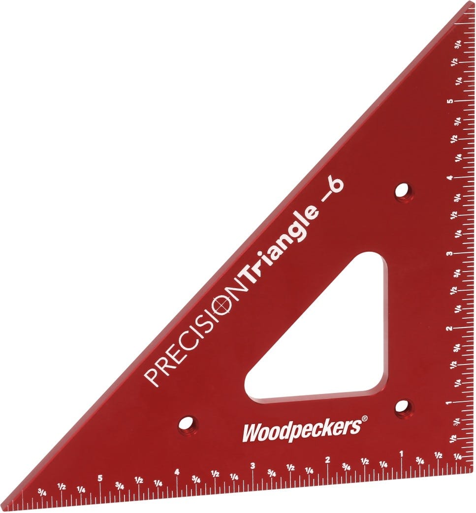 Woodpeckers PTR46SET Precision Triangle Set 4" & 6"