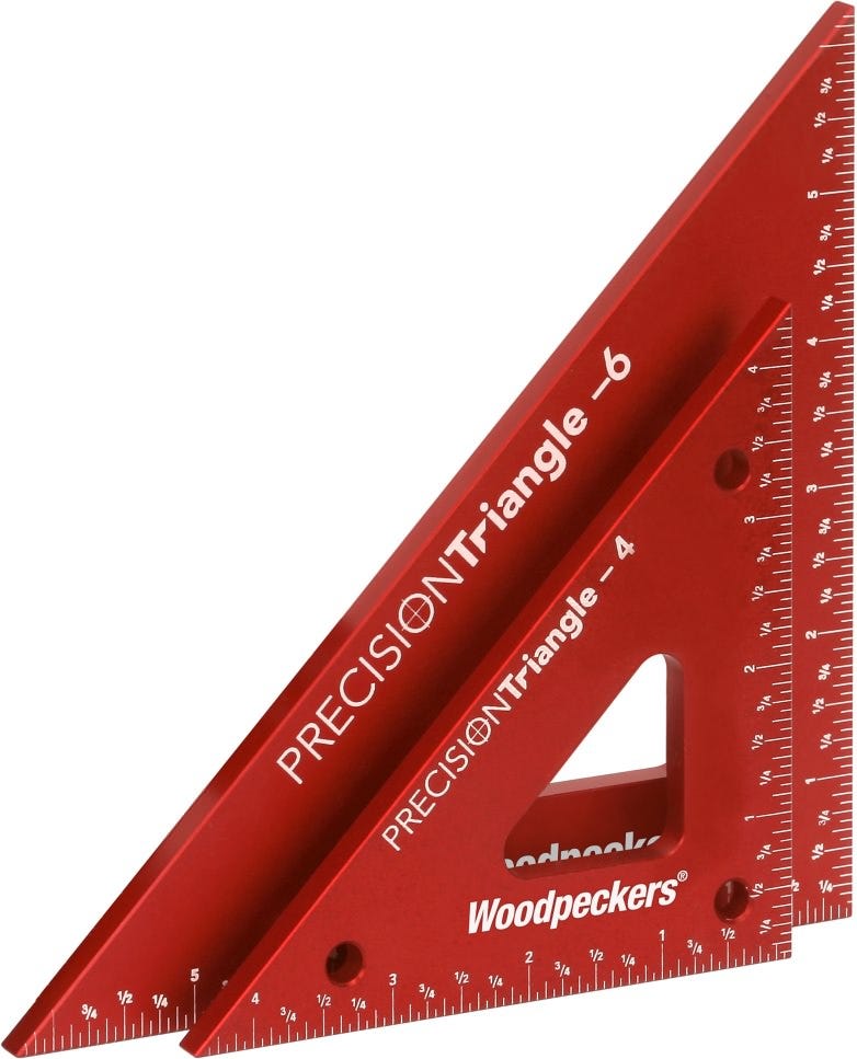 Woodpeckers PTR46SET Precision Triangle Set 4" & 6"