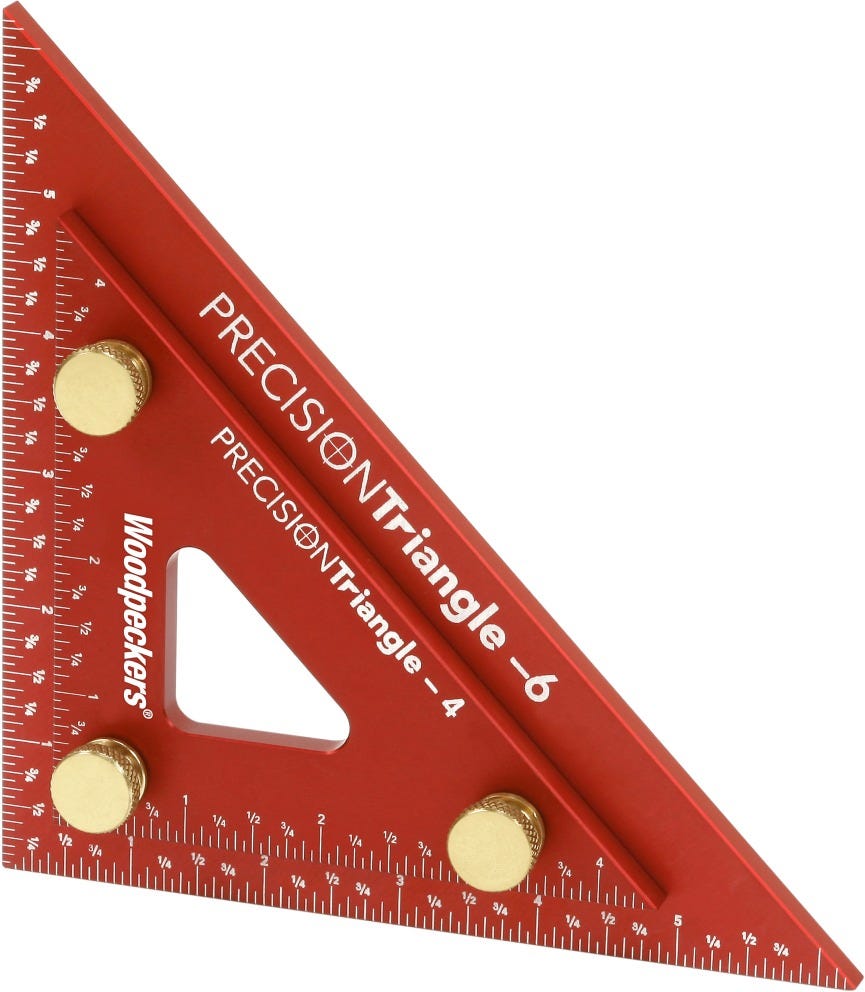 Woodpeckers PTR46SET Precision Triangle Set 4" & 6"