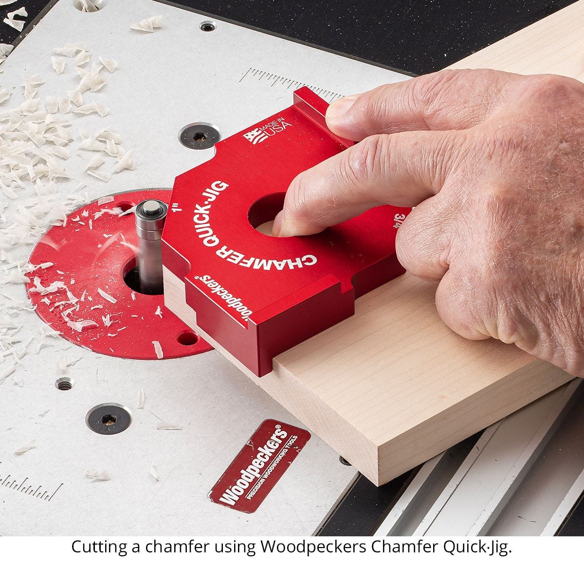 Woodpeckers RQJ-DELUXE Chamfer & Radius Quick Jig 9-Piece Set