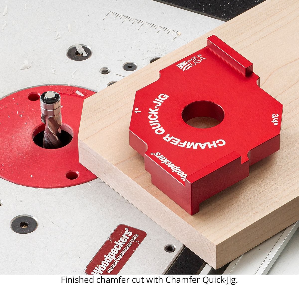 Woodpeckers RQJ-DELUXE Chamfer & Radius Quick Jig 9-Piece Set