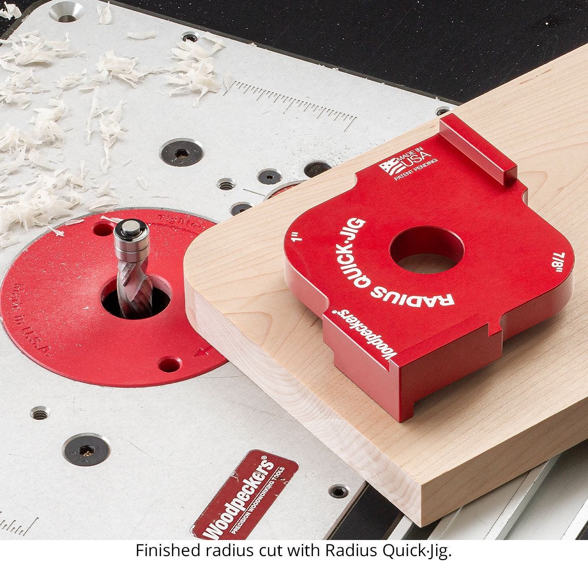 Woodpeckers RQJ-DELUXE Chamfer & Radius Quick Jig 9-Piece Set