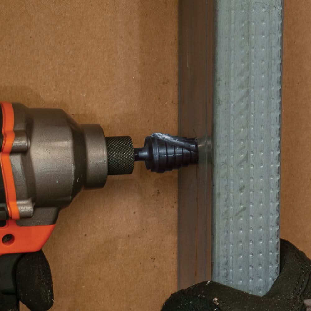 Klein Tools QRST3PC Premium All Purpose Quick Release Step Bit Kit, 3-Piece