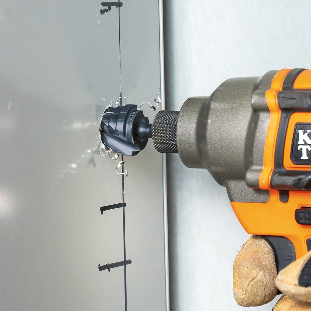 Klein Tools QRSTSPRO 3-Piece Premium Electrician's 1/4-in. Hex Quick-Release Step Bit Set