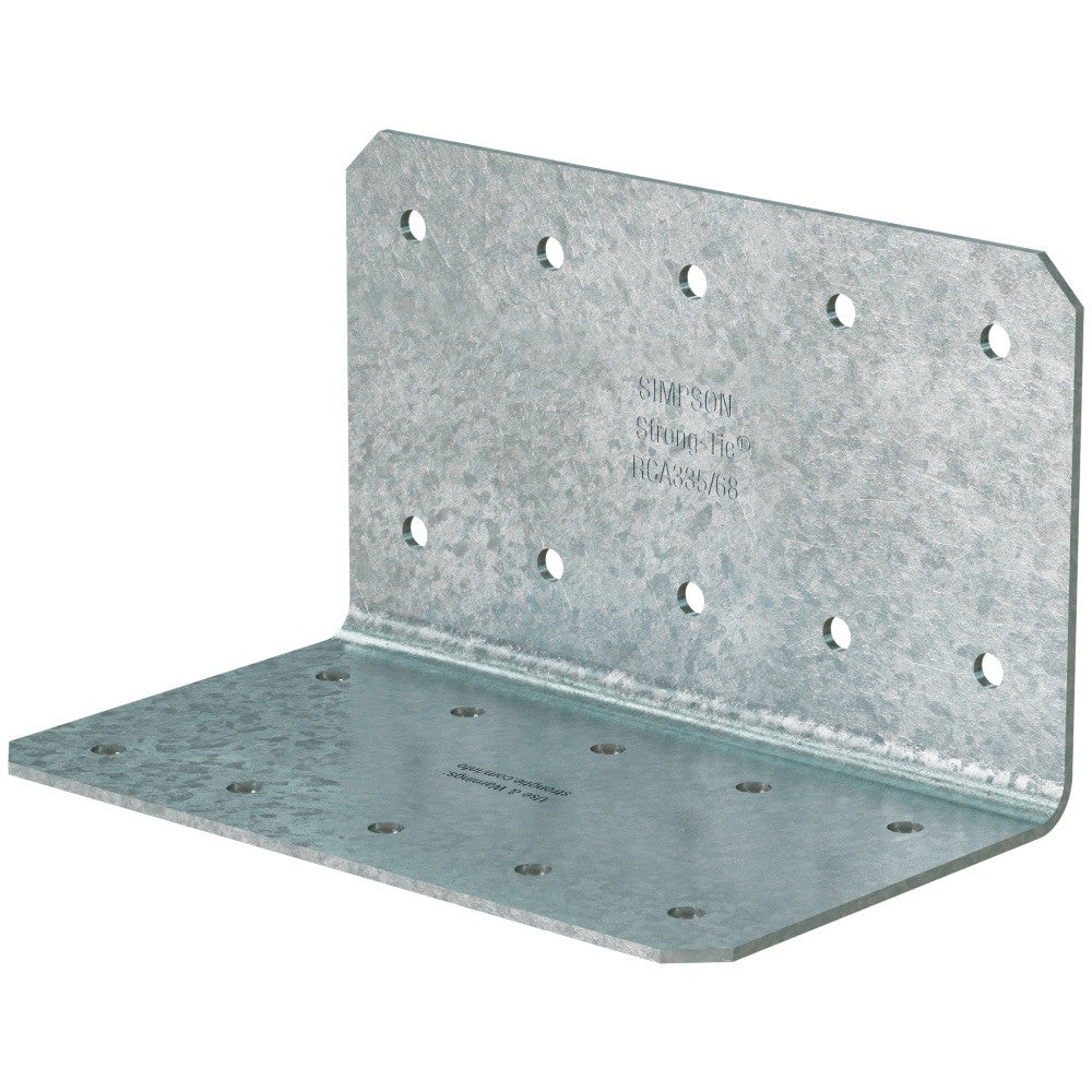 Simpson Strong-Tie RCA335/68-R50 RCA 3-in. x 3-in. x 5-in. 14-Gauge Galvanized Rigid Connector Angle, 50-Pack
