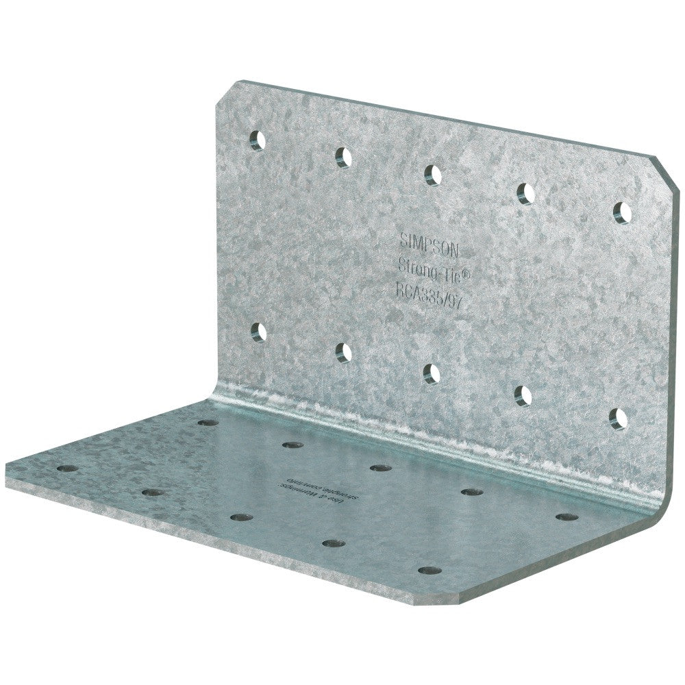 Simpson Strong-Tie RCA335/97-R35 RCA 3-in. x 3-in. x 5-in. 12-Gauge Galvanized Rigid Connector Angle, 35-Pack