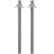 Simpson Strong-Tie RFB#5X10-SS316P2 RFB 5/8-in. x 10-in. Type 316 Stainless-Steel Retrofit Bolt, 2-Pack