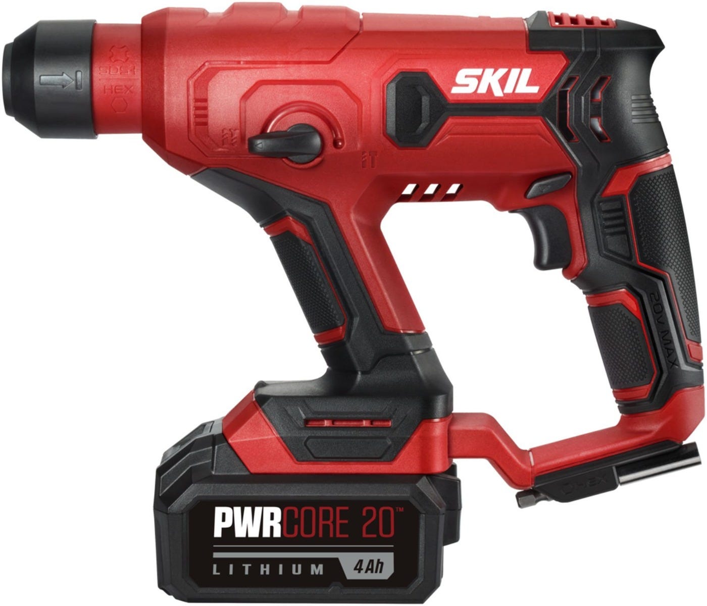 SKIL RH170202 PWR CORE 20 20V Rotary Hammer Kit with PWRCore 20 Lithium Battery