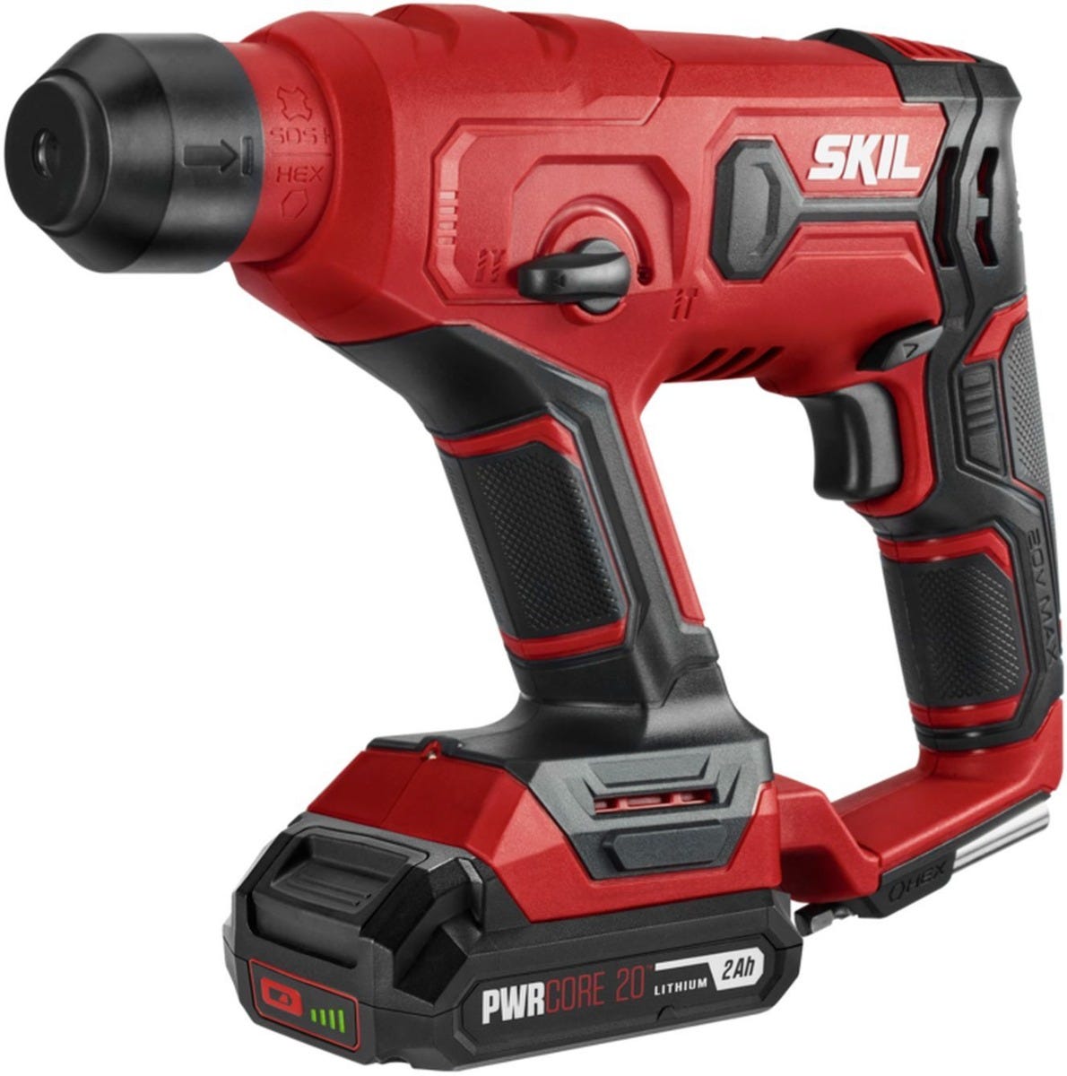 SKIL RH170202 PWR CORE 20 20V Rotary Hammer Kit with PWRCore 20 Lithium Battery
