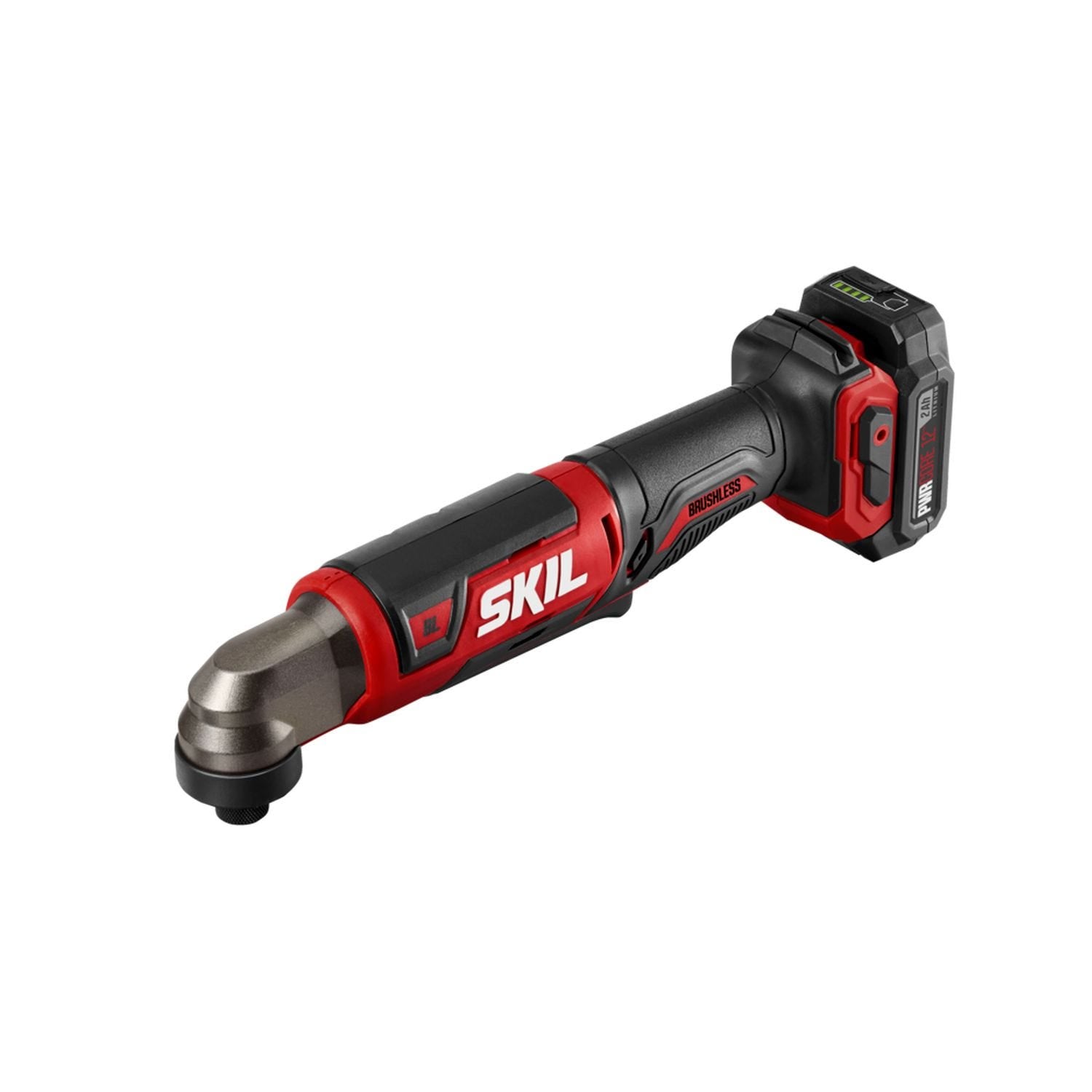 SKIL RI574502 PWRCore 12 Brushless 12V 1/4'' Hex Right Angle Impact Driver with Battery and PWR JUMP Charger