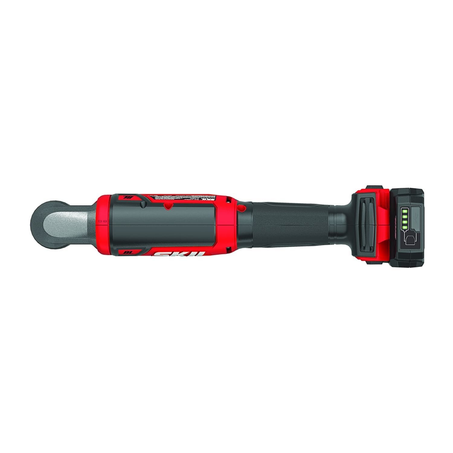 SKIL RI574502 PWRCore 12 Brushless 12V 1/4'' Hex Right Angle Impact Driver with Battery and PWR JUMP Charger