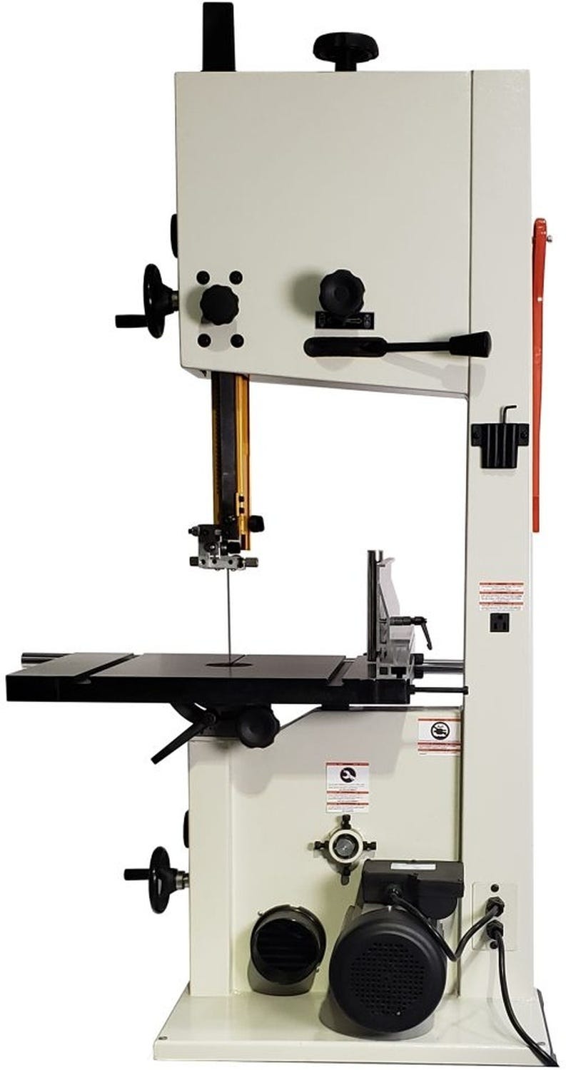 Rikon 10-324TG 14" Bandsaw OS w/Tool-less Blade Guides 1.5 HP