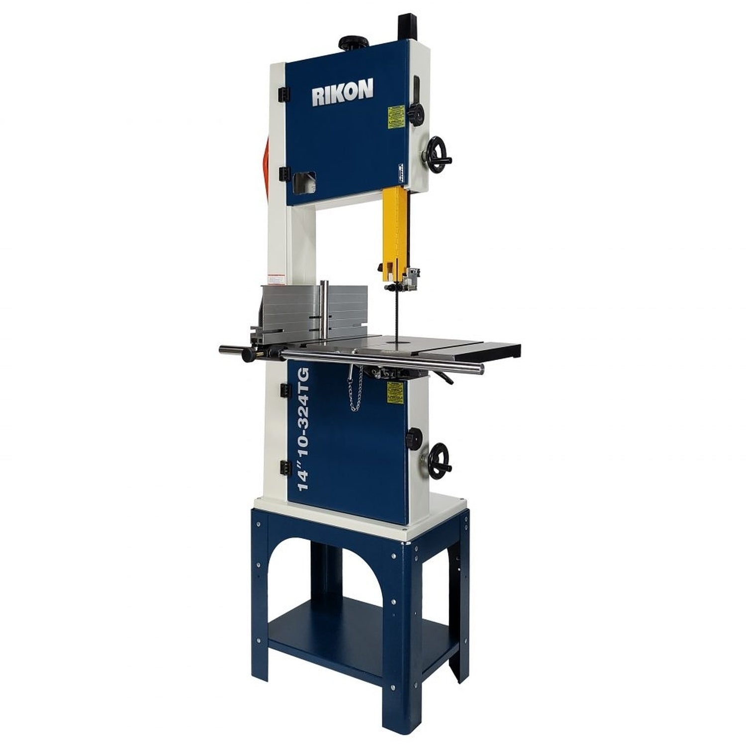 Rikon 10-324TG 14" Bandsaw OS w/Tool-less Blade Guides 1.5 HP