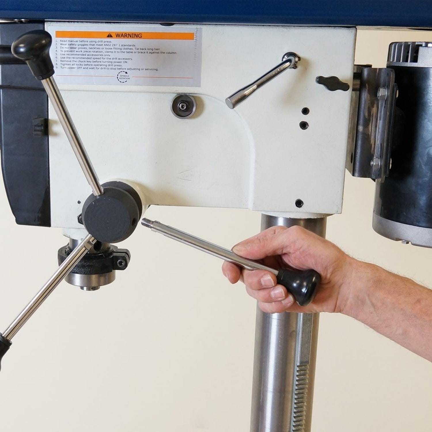 Rikon 30-217 17" VS Drill Press with 6" Quill Travel & Digital RPM readout