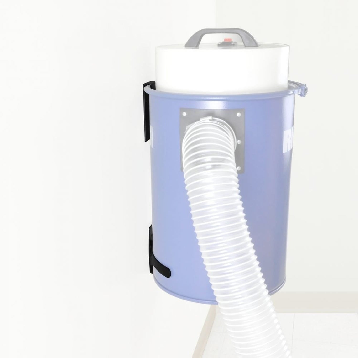 Rikon 63-110 Dust Extractor with Fittings & Wall Mount. 12 Gallon Capacity