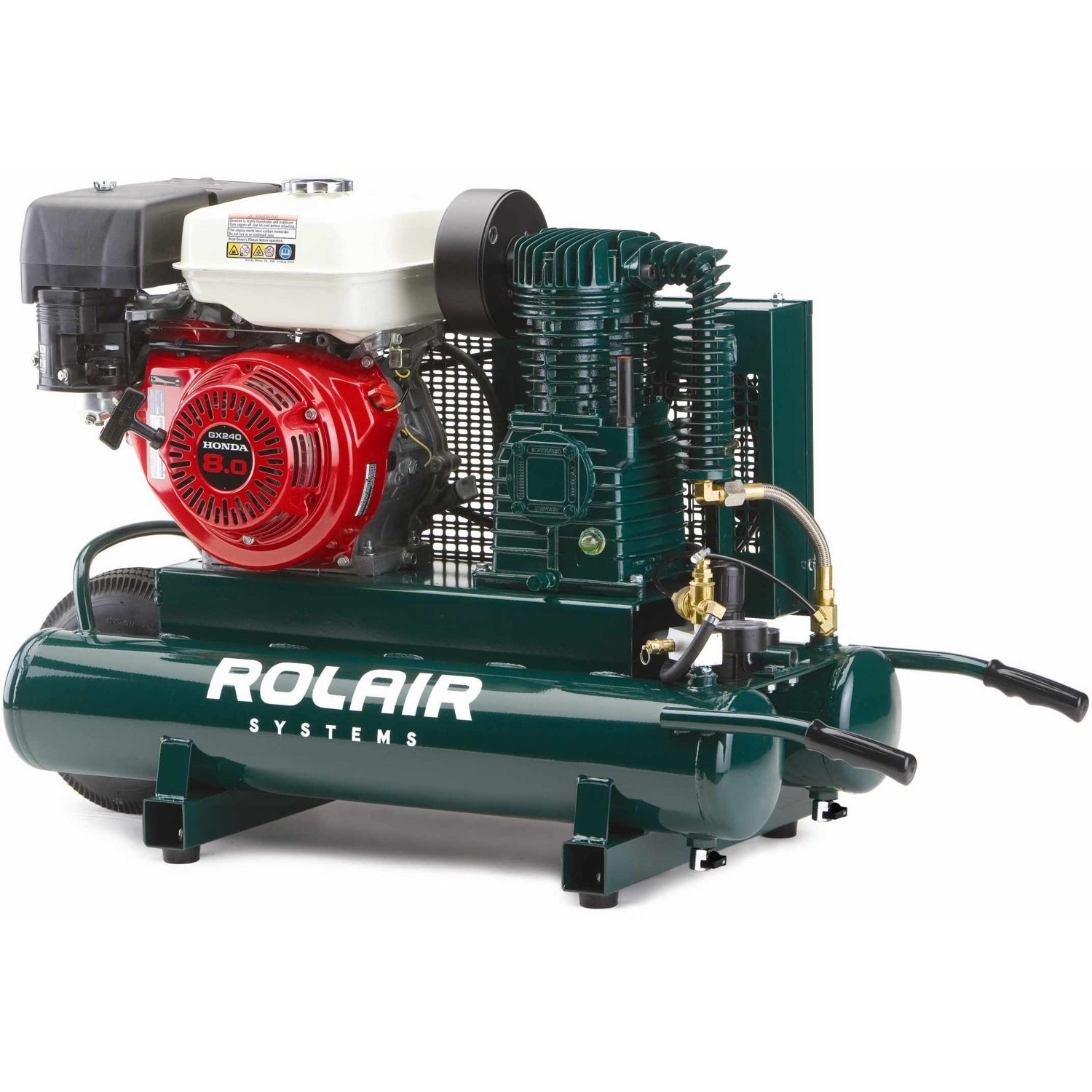 Rolair 1040HK18 8 or 9 HP Honda Gas Powered Compressor