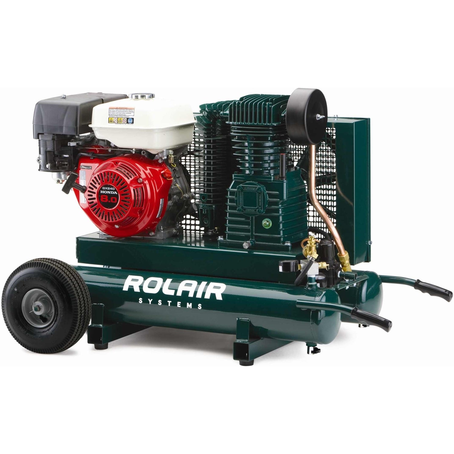 Rolair 7722HK28-0072 8HP Gas Powered Honda Compressor