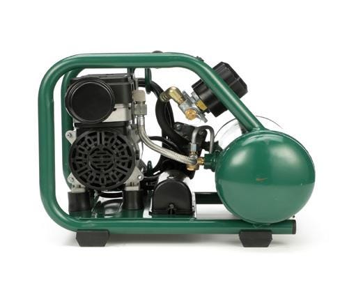 Rolair AB5PLUS Air Buddy Super-Quiet 56dB Oilless 1/2 HP 1-Gallon Air Compressor