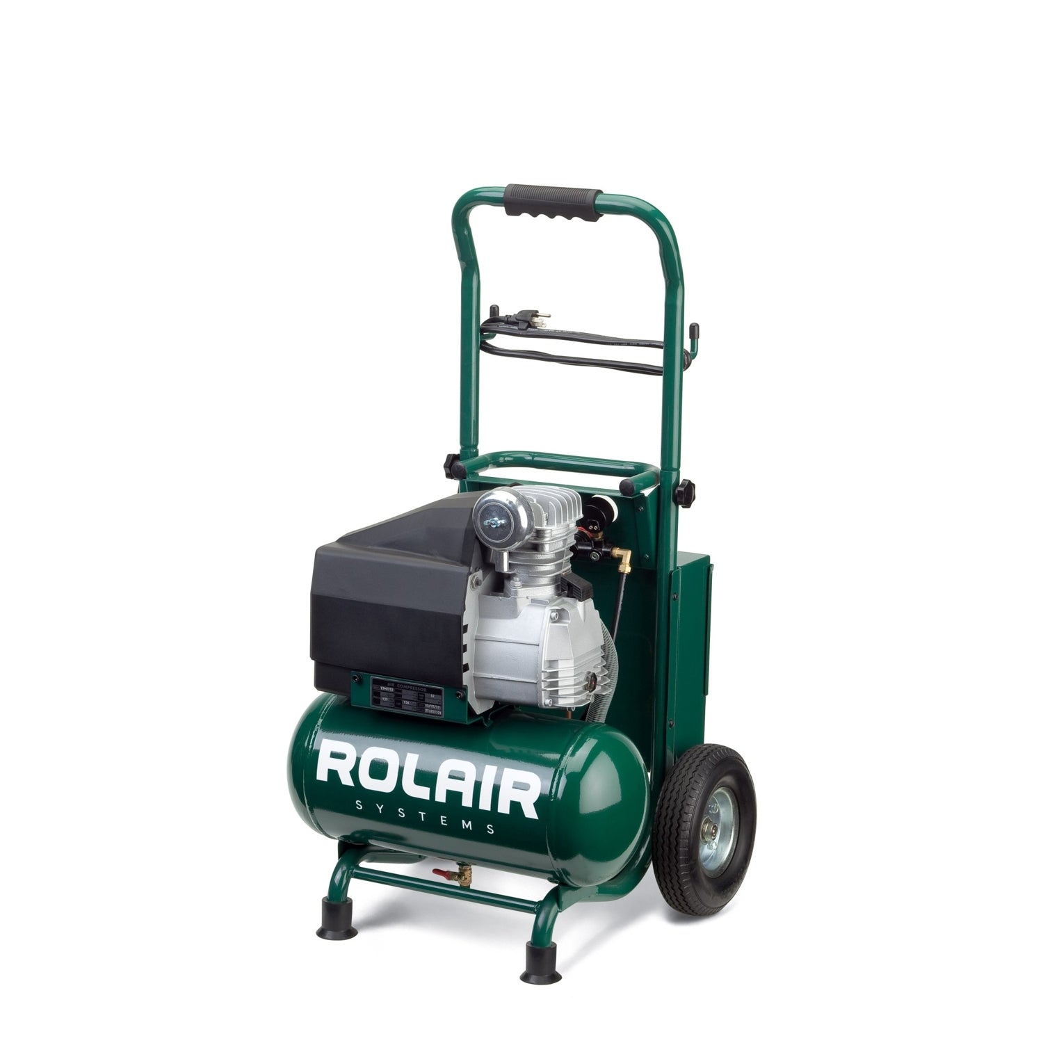 Rolair VT20TB 2HP Wheeled Air Compressor With Tool Box