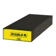 Diablo 8 in. x 3 in. x 1 in. 100-Grit Extended Flat Edge Sanding Sponge (DFBBLOCBFN01P)