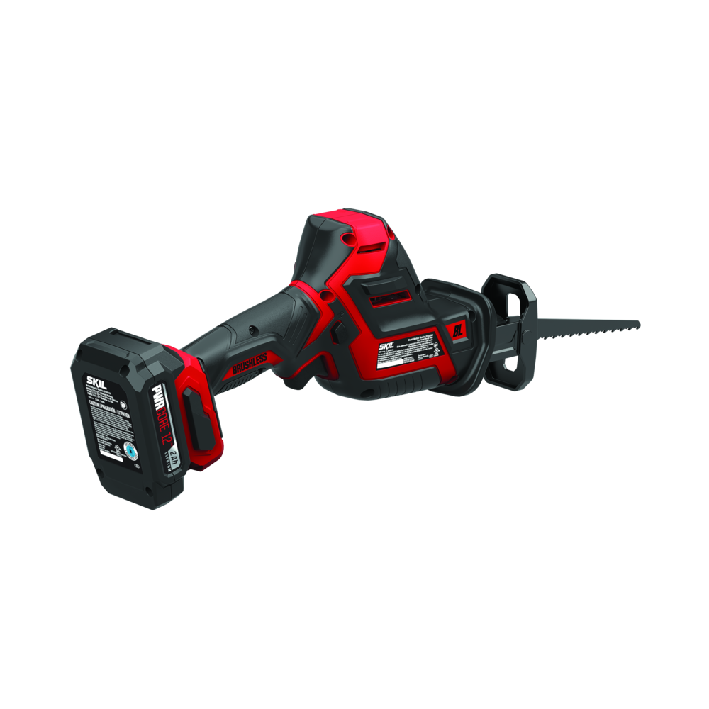 RS582802 PWRCORE 12 Brushless 12V Compact Reciprocating Saw with Battery and PWR JUMP Charger