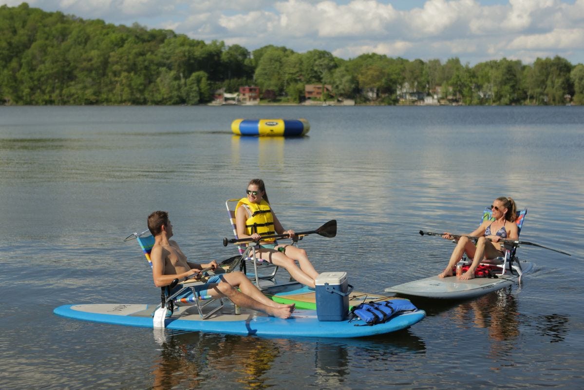 Mountain Shore SITNSUP Chair Brackets for Paddleboard