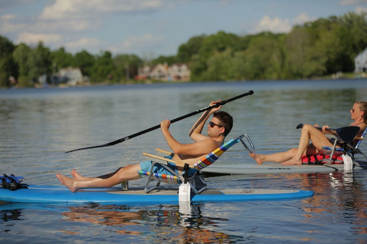 Mountain Shore SITNSUP Chair Brackets for Paddleboard