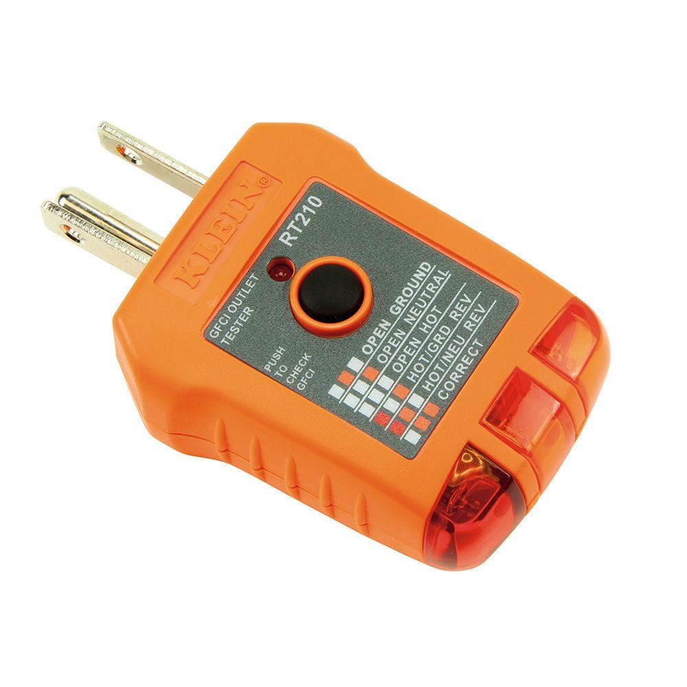 Klein IR1KIT Infrared Thermometer with GFCI Receptacle Tester