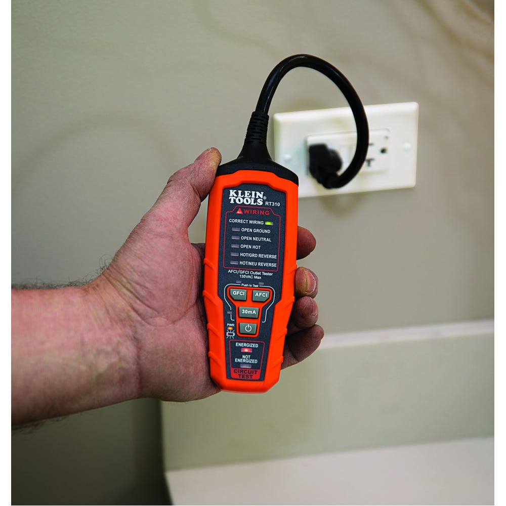 Klein Tools RT310 AFCI /GFCI Outlet Tester