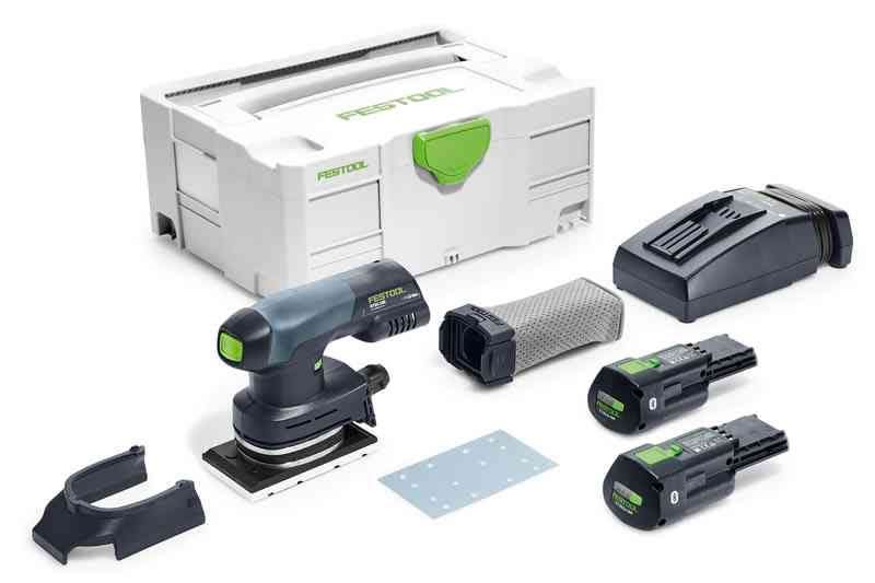 Festool RTSC 400 18V Brushless Hybrid Sander Set w/ Granat Abrasive Value Set Systainer