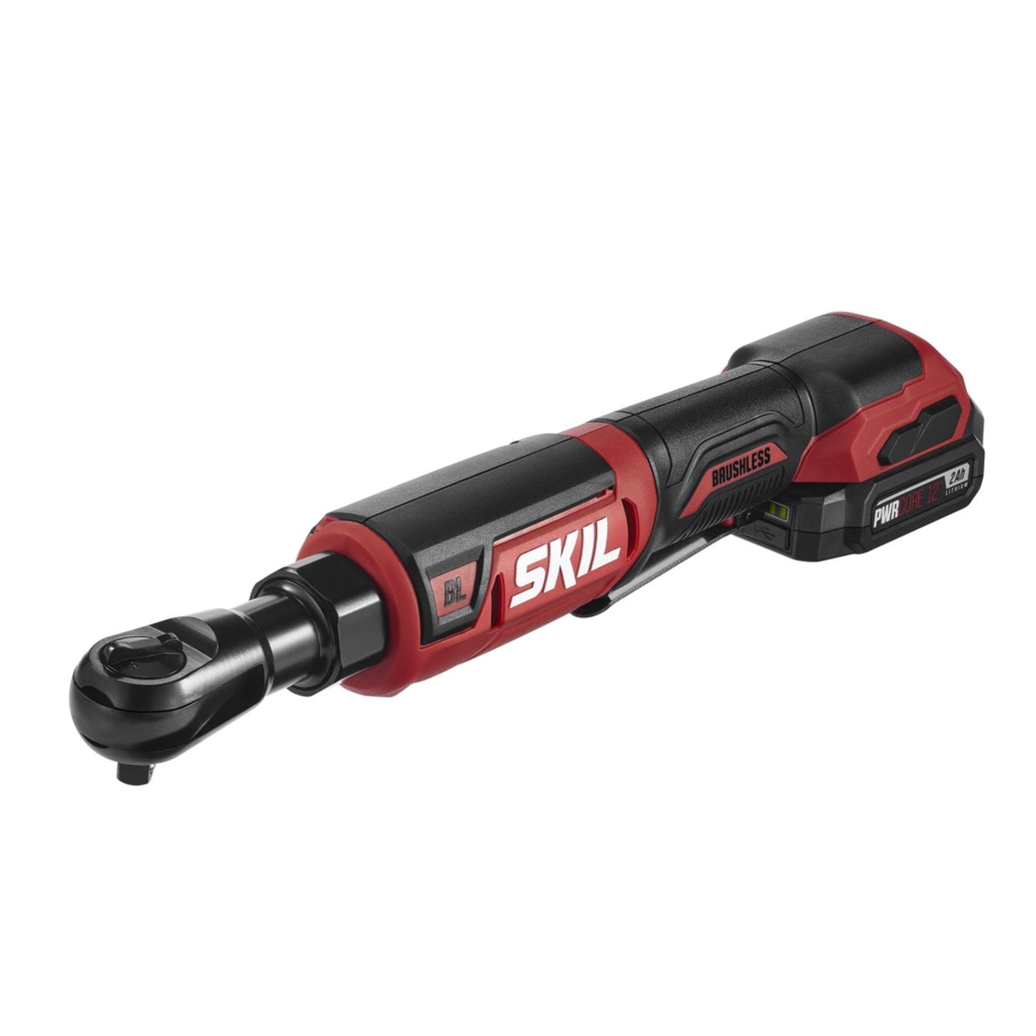 SKIL RW5763A-10 PWR CORE 12 Brushless 12V 3/8" Ratchet Wrench with Battery and PWR JUMP Charger