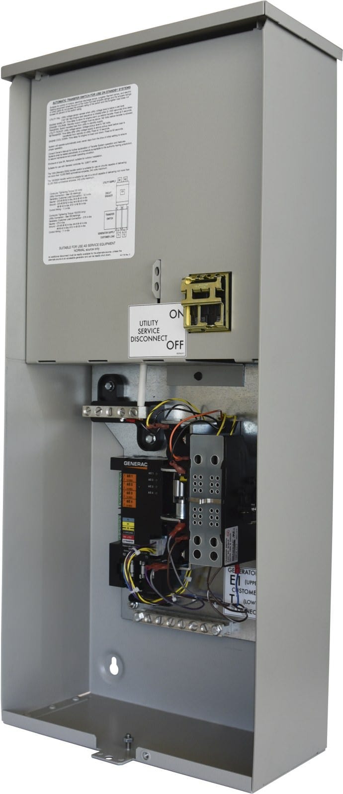 Generac RXSW100A3CUL Smart Switch 100 Amp Service Rated 120/240 1 NEMA 3R CUL Approved