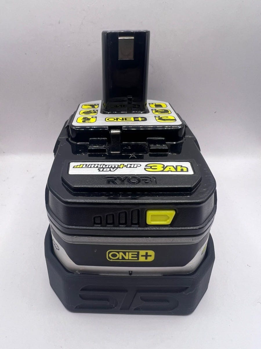 STS Auto Design RY3AH Ryobi 3.0Ah P191 Magnetic Battery Cover