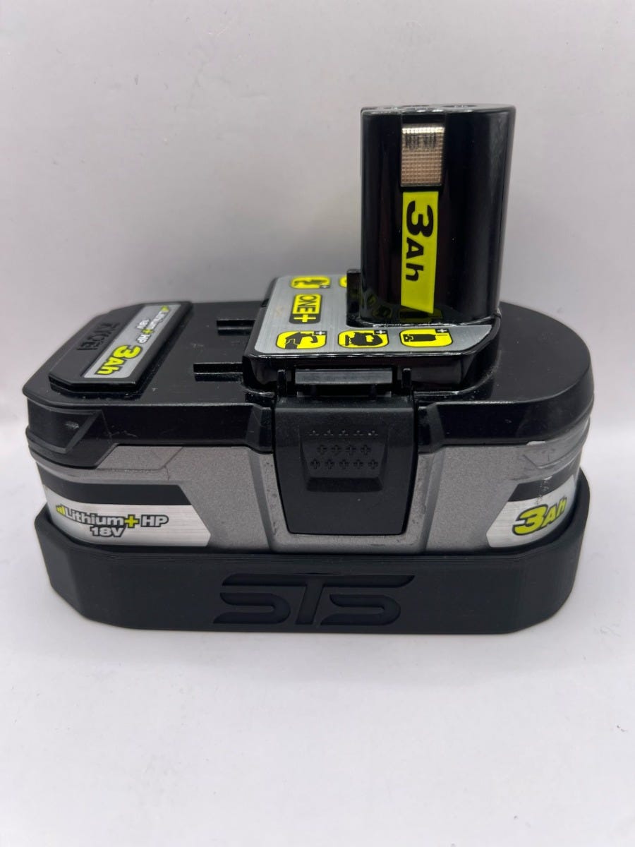STS Auto Design RY3AH Ryobi 3.0Ah P191 Magnetic Battery Cover