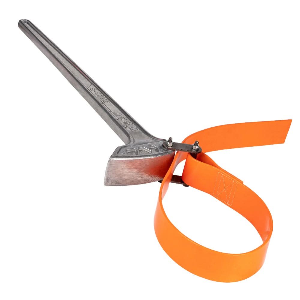 Klein Tools S18HB Grip-It Strap Wrench, 1-1/8 in. to 8 in., 18 in. Handle