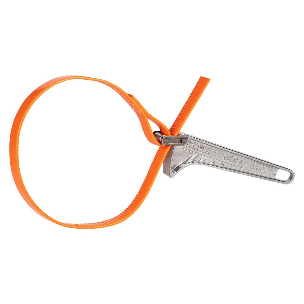 Klein Tools S6HB Grip-It Strap Wrench, 1-1/2 in. to 4 in., 6 in. Handle