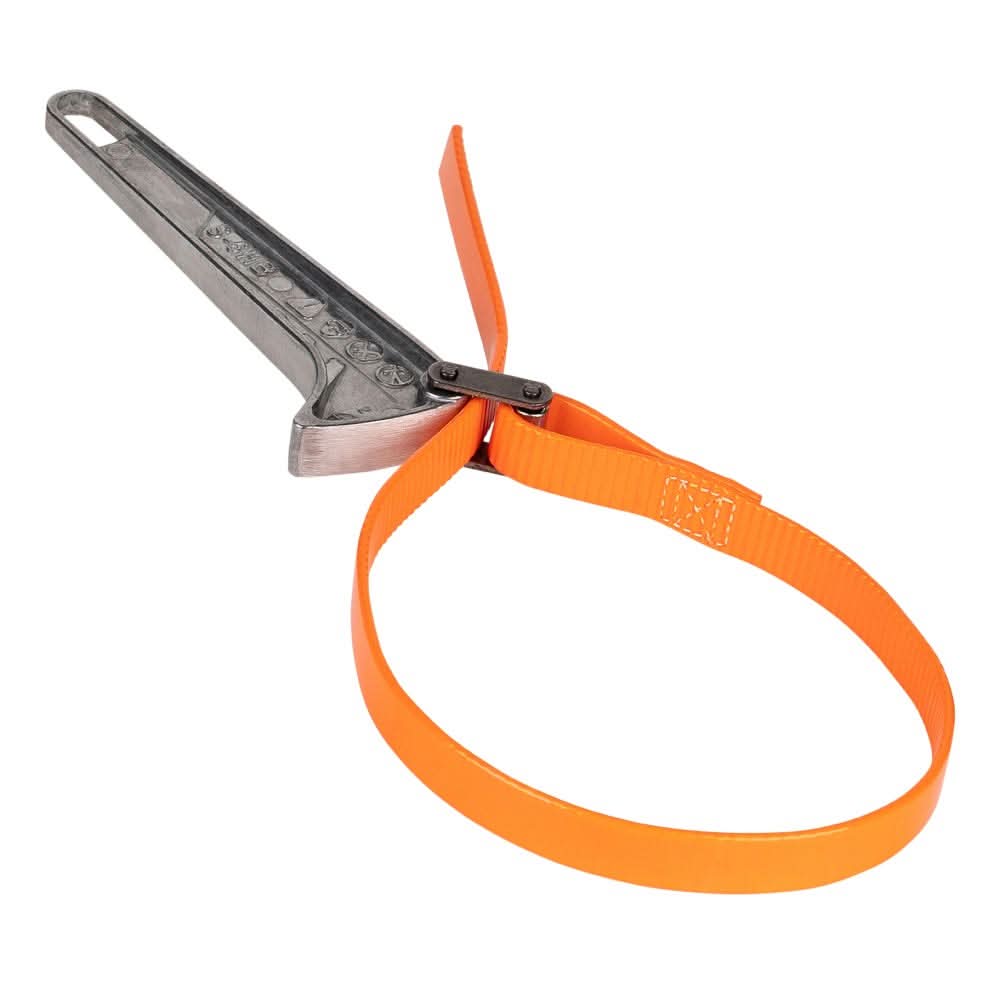 Klein Tools S6HB Grip-It Strap Wrench, 1-1/2 in. to 4 in., 6 in. Handle