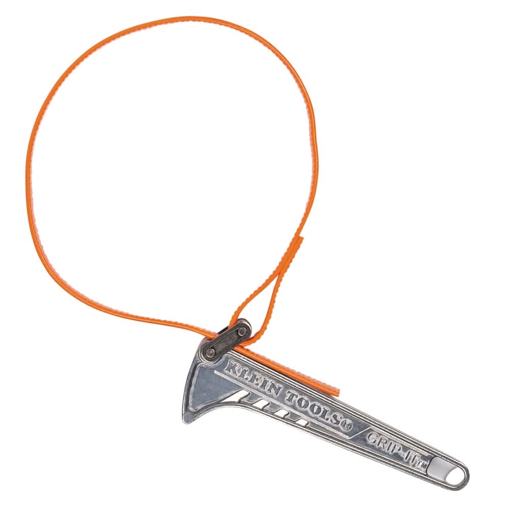 Klein Tools S6HB Grip-It Strap Wrench, 1-1/2 in. to 4 in., 6 in. Handle
