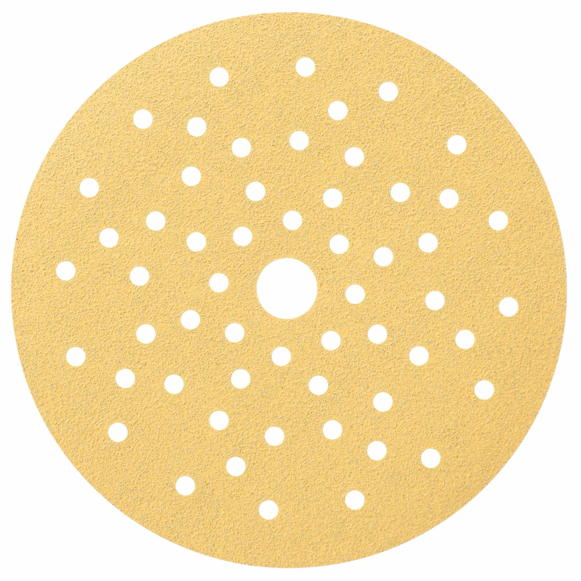 Bosch SRM6R080 80 Grit 6-Inch Multi-Hole Hook-And-Loop Sanding Discs, 5-Pieces