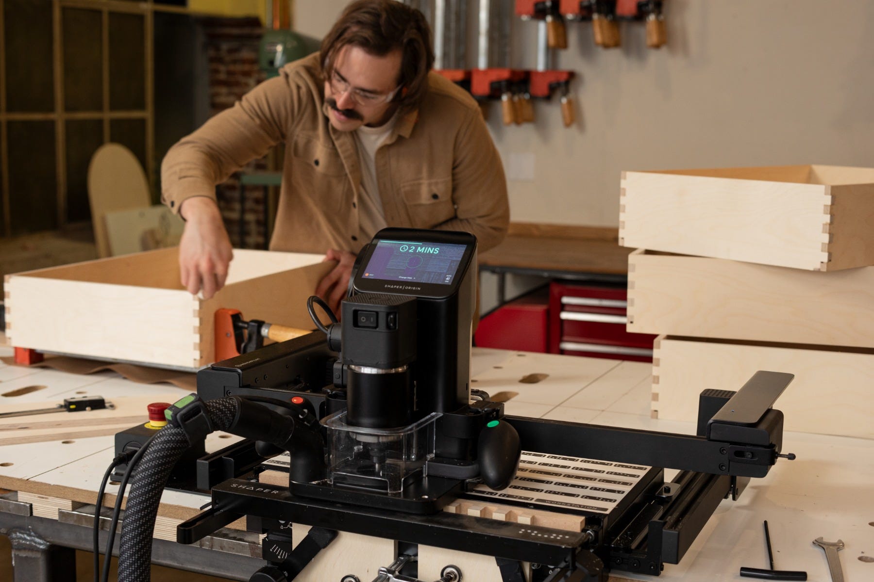 Shaper SCFP1-AJ-NN BenchPilot Hands-Free CNC Bench for Origin