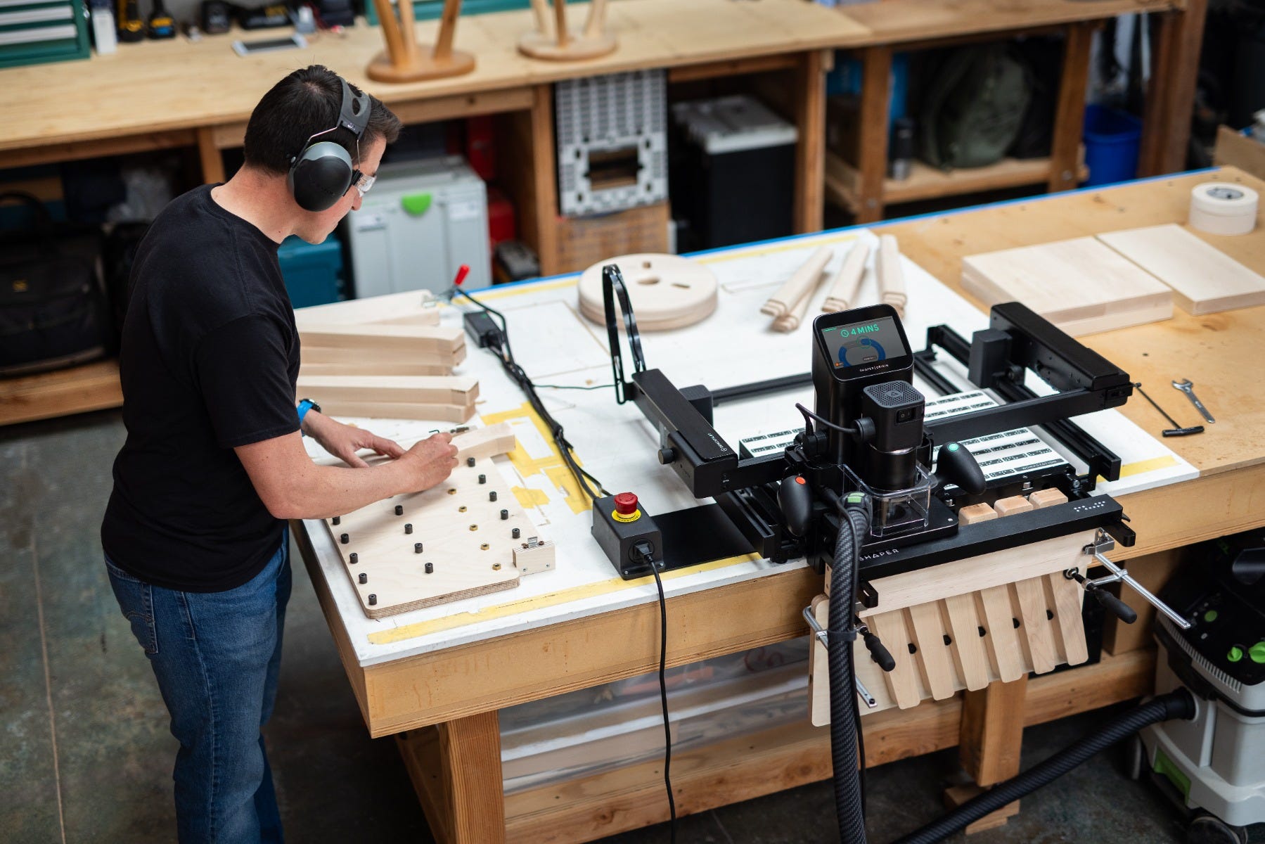 Shaper SCFP1-AJ-NN BenchPilot Hands-Free CNC Bench for Origin