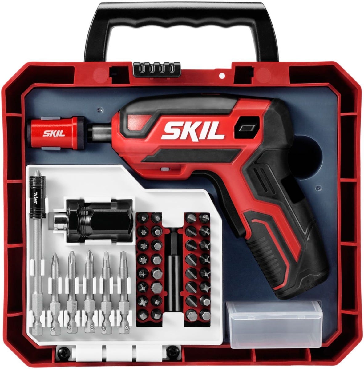 SKIL SD5618-03 Rechargeable 4V Screwdriver with 42 PC Bit Kit