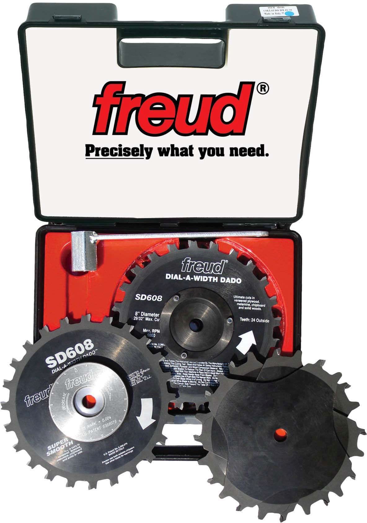 Freud SD608 8-Inch Dial-A-Width Stacked Dado Sets
