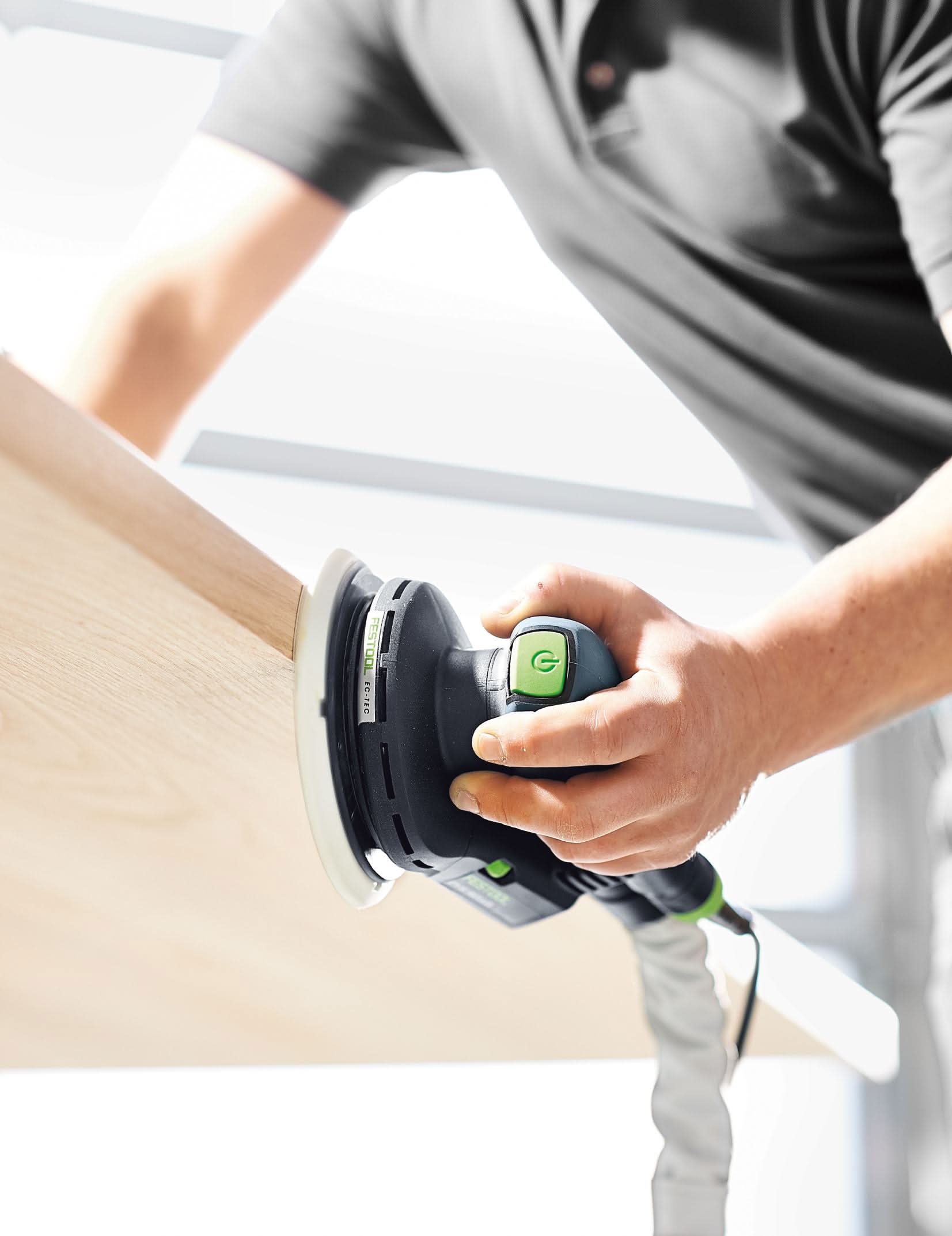 Festool ETS EC 150/3 EQ 150mm (6") Compact Finish Sander Set w/ Granat Abrasive Value Set Systainer