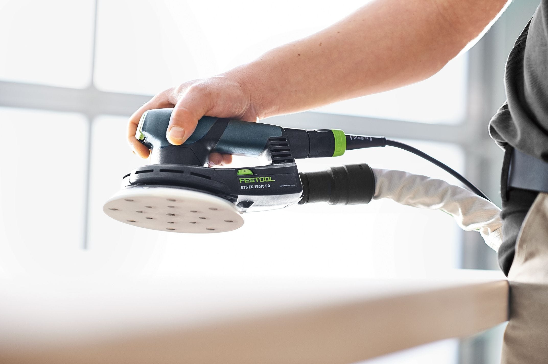 Festool 576326 ETS EC 150/3 EQ 150mm (6") Compact Brushless Finish Sander w/ Systainer3