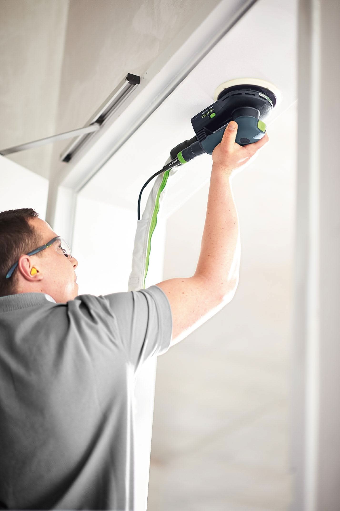 Festool ETS EC 150/3 EQ 150mm (6") Compact Finish Sander Set w/ Granat Abrasive Value Set Systainer