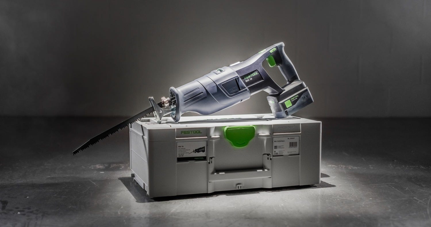 Festool 576951 RSC 18 5,0 EBI-Plus Cordless Reciprocating Saw
